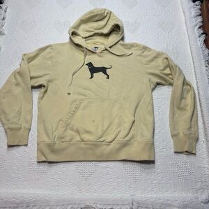 The Black Dog Yellow Hoodie (L)